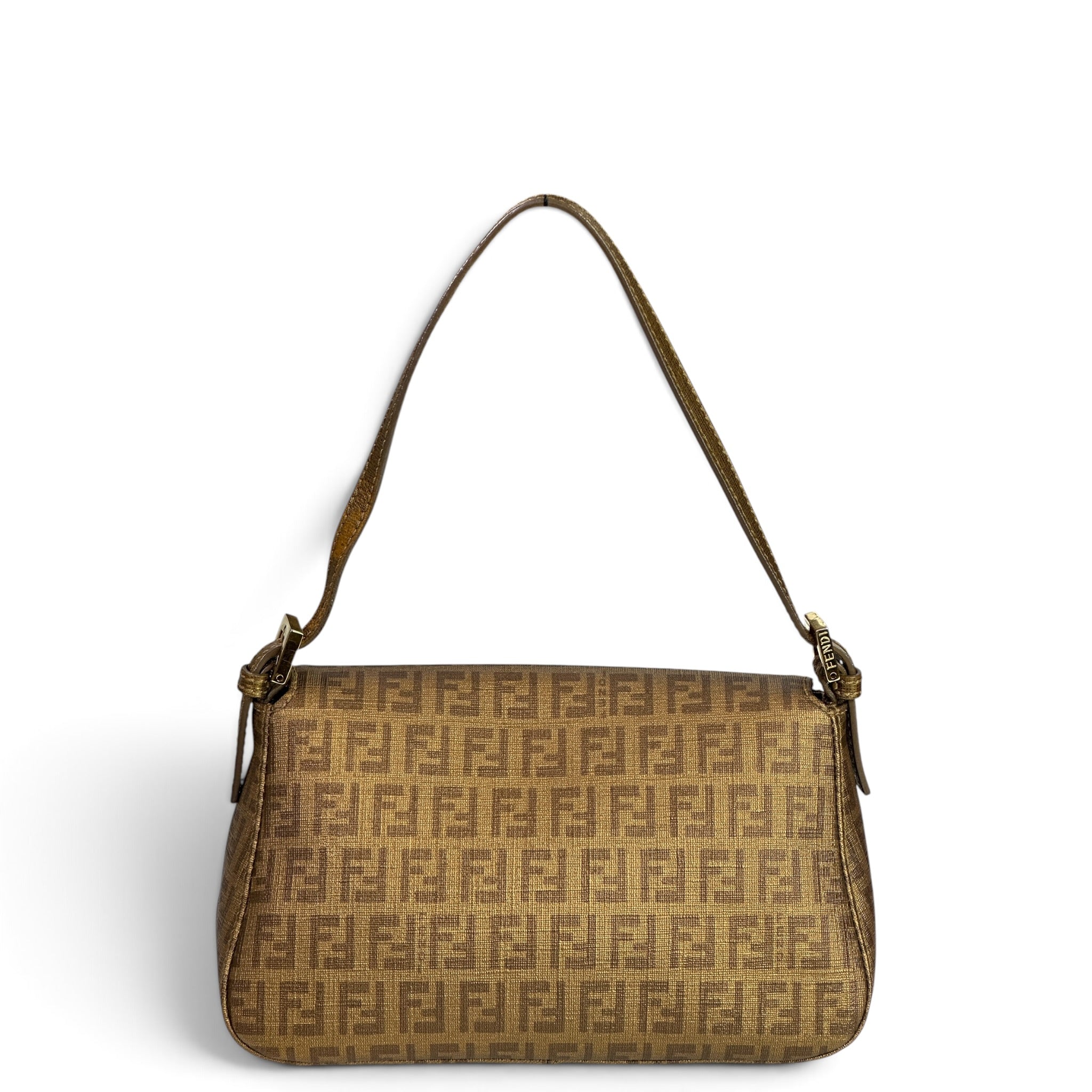 Vintage Fendi Zucchino Mama Forever Canvas Bag