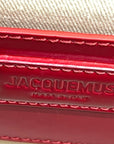 Jacquemus The Large Bambino Bag Red Leather