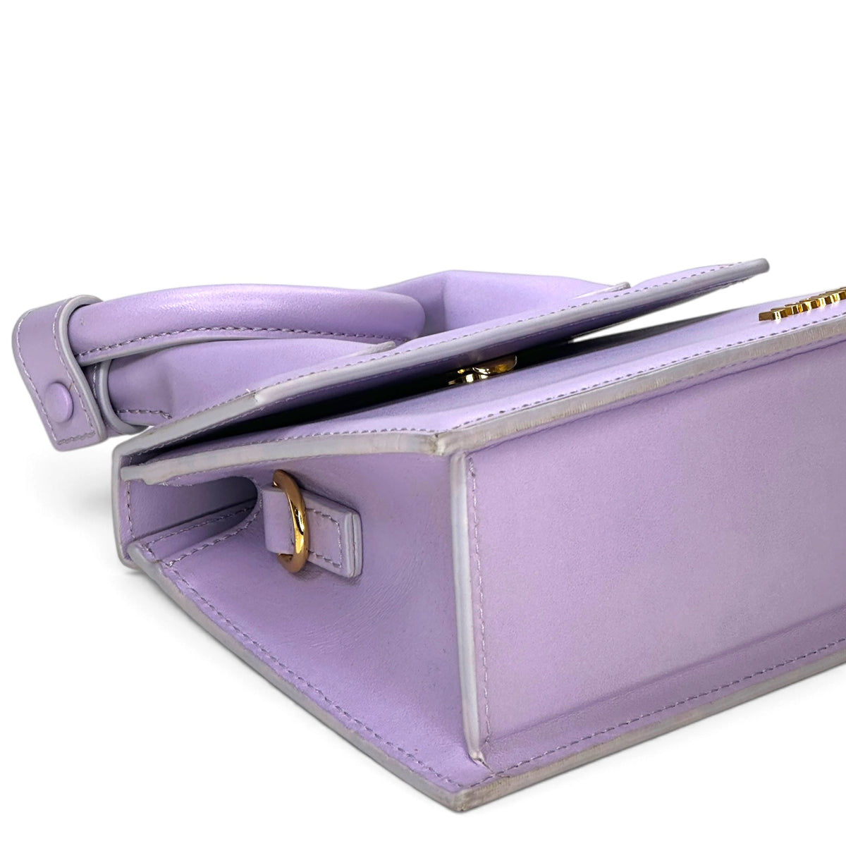 Jacquemus Le Chiquito mini lilac leather handbag