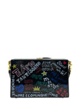 Dolce & Gabbana Box Bag Mural Print Leather Strap