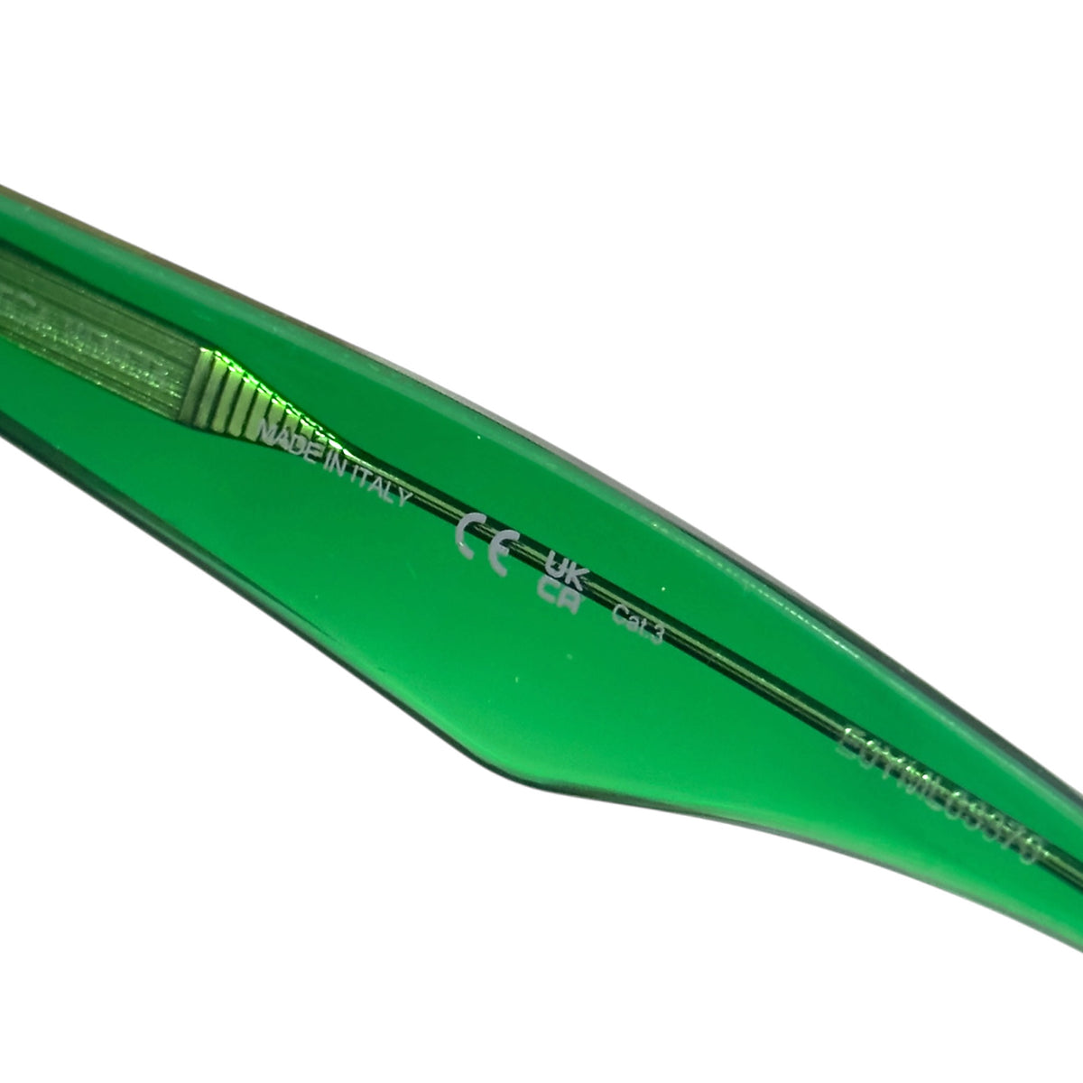 Bottega Veneta BV1101S Green Cat-Eye Sunglasses