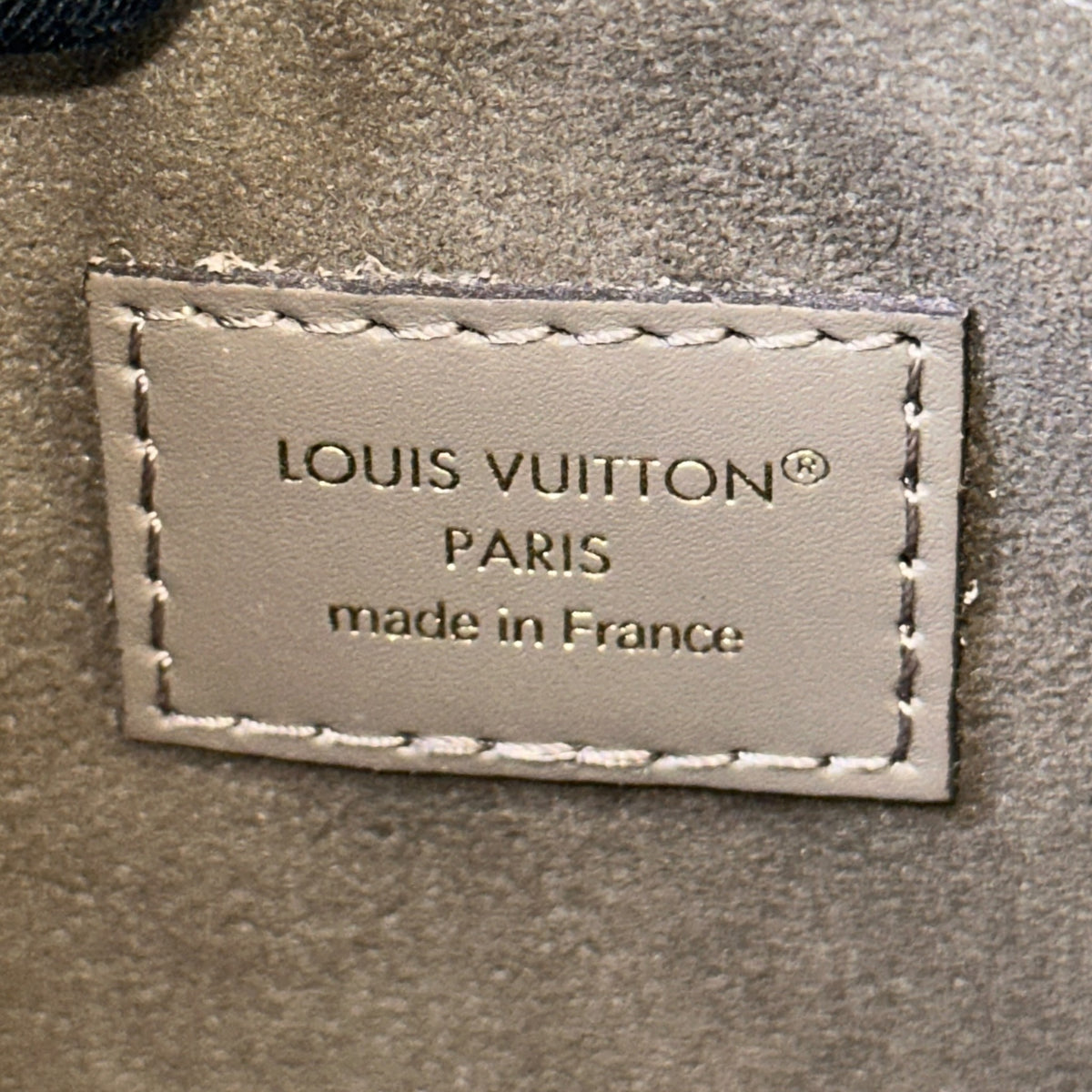 lv all in gm large brown canvas leather shoulder bag