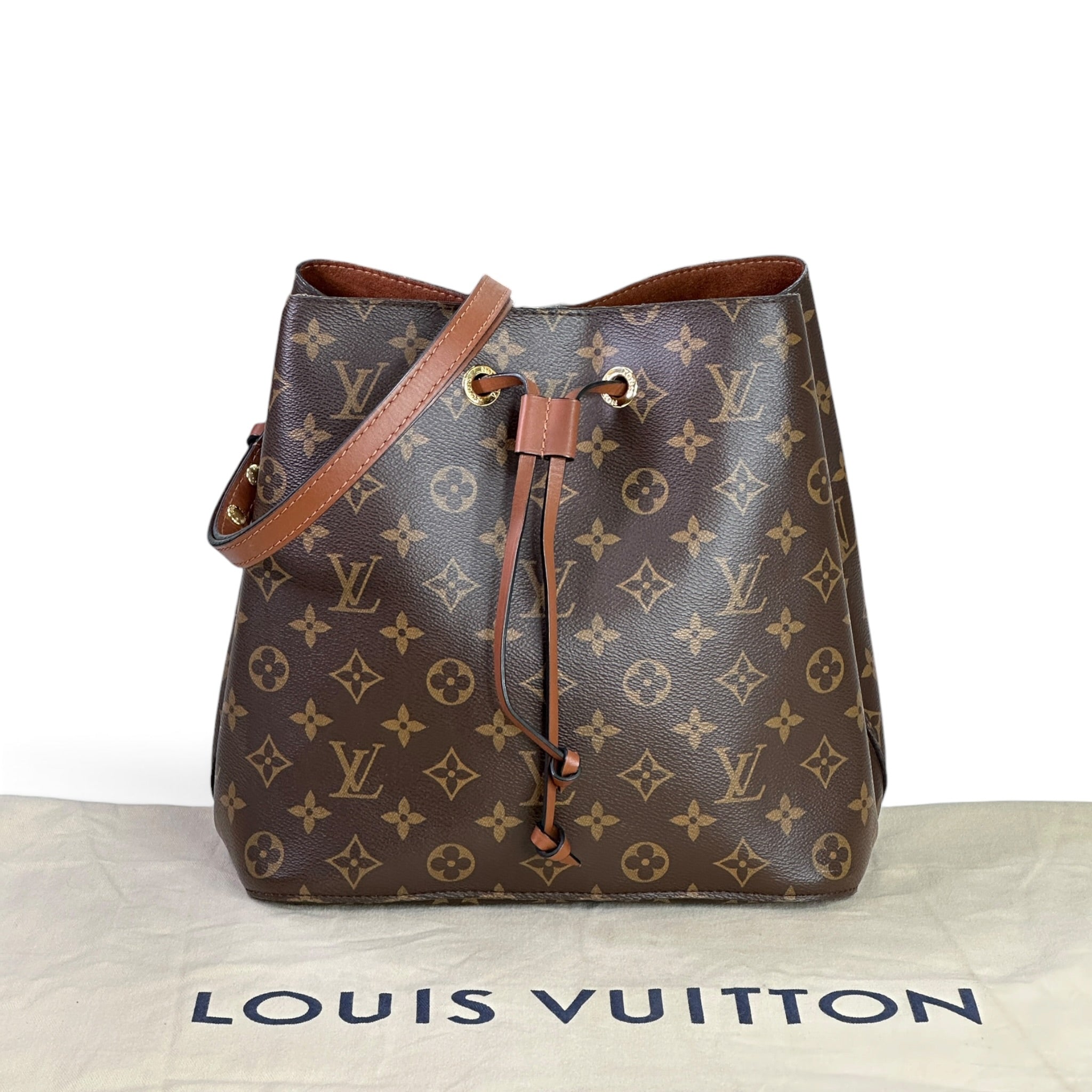 Louis Vuitton Noe Noe MM Monogram Leather Bag