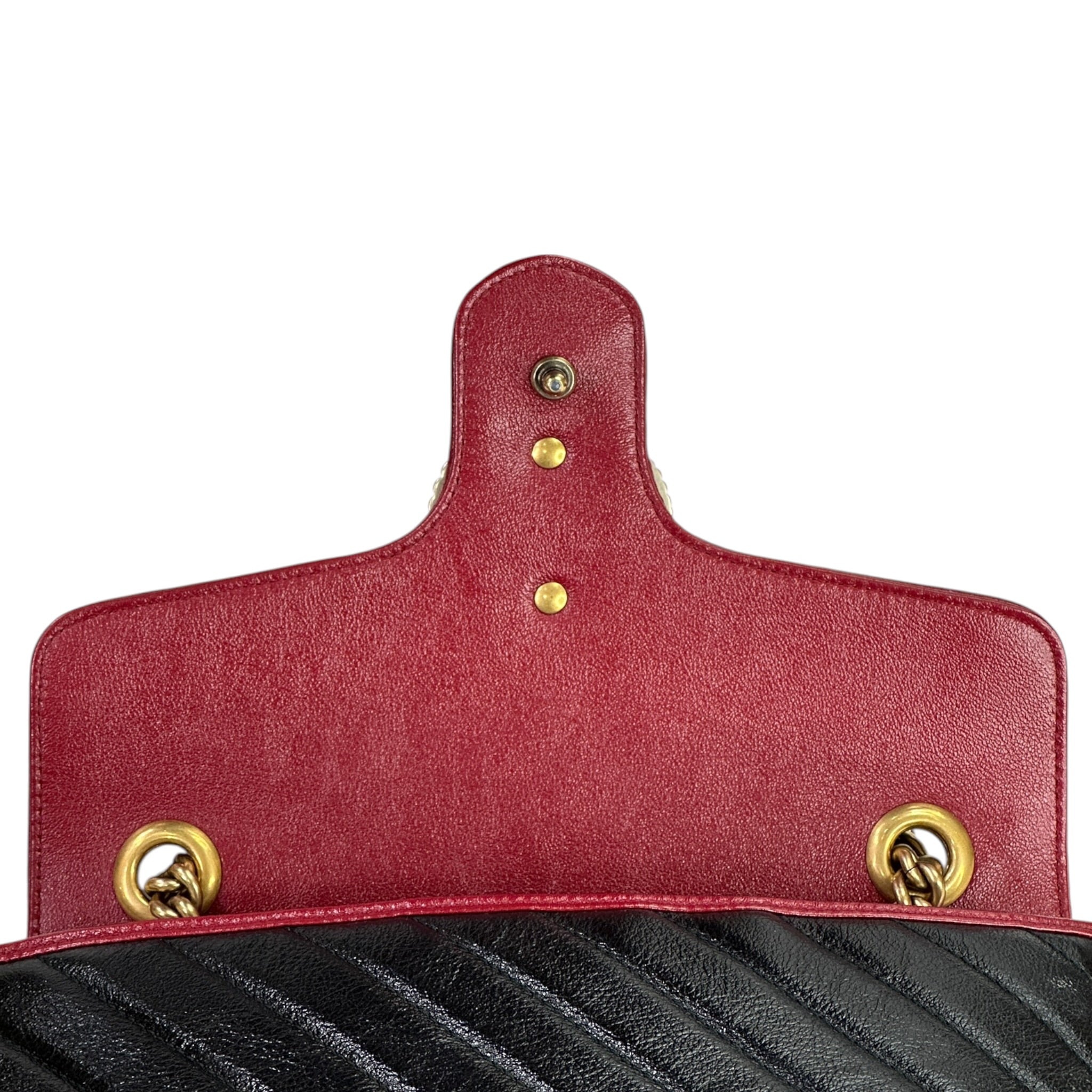 Gucci GG Marmont Diagonal Matelassé Shoulder Bag