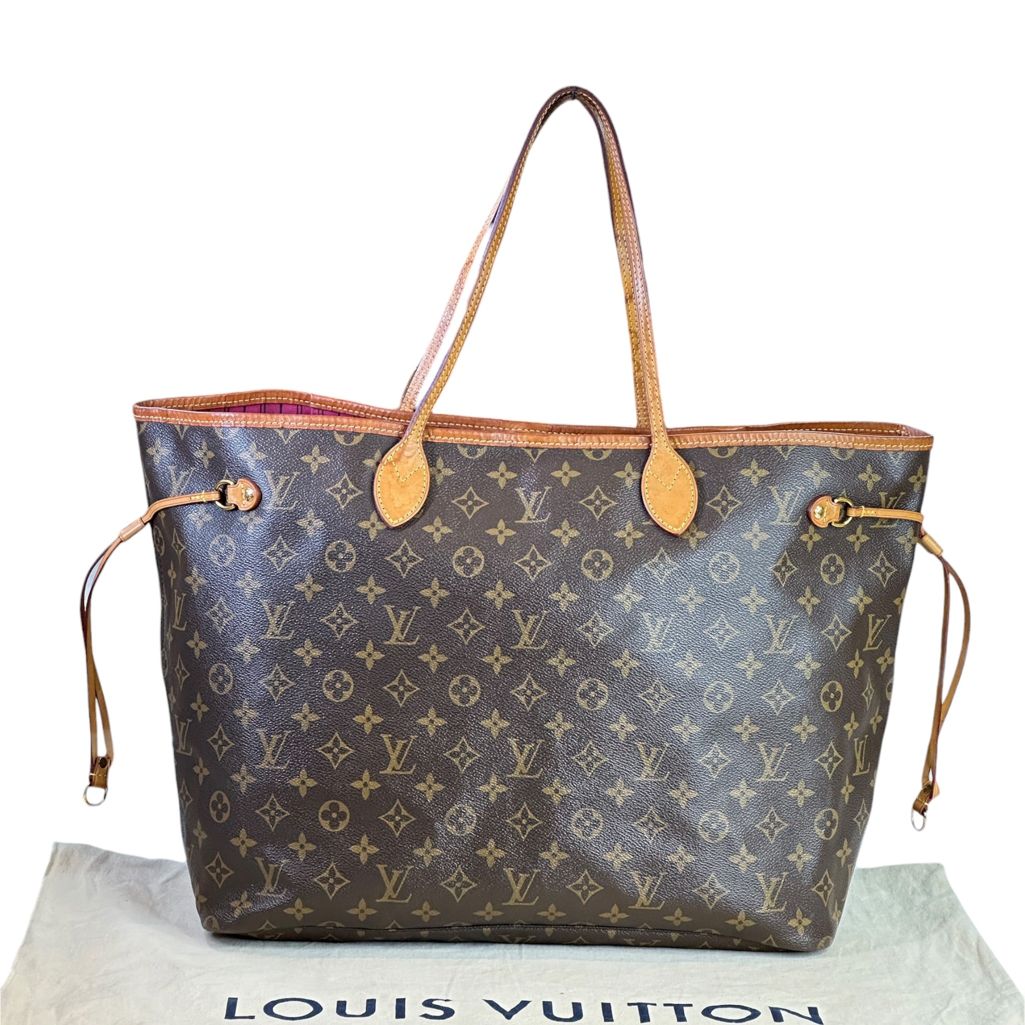 LOUIS VUITTON NEVERFULL GM Monogram Leather Tote