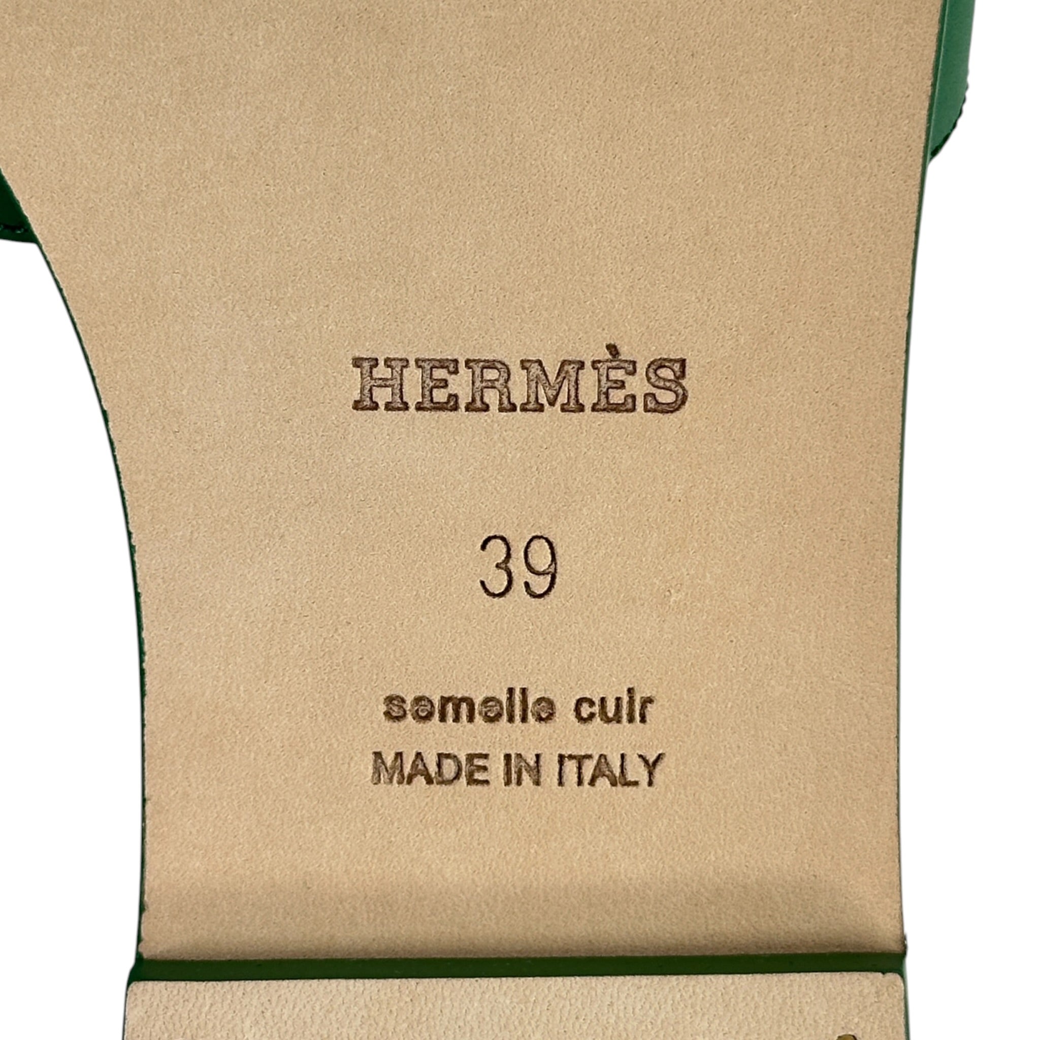 Hermes Orans Vert Jungle EU 39