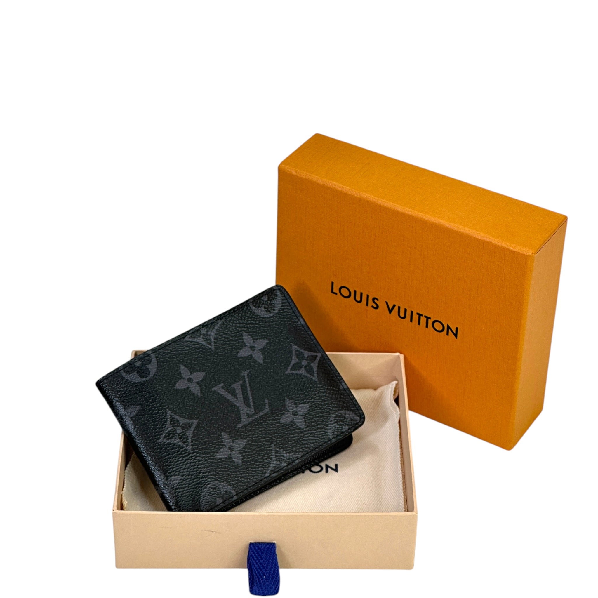Louis Vuitton Slender Wallet Monogram Eclipse Canvas
