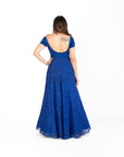 Sequin Blue Gown