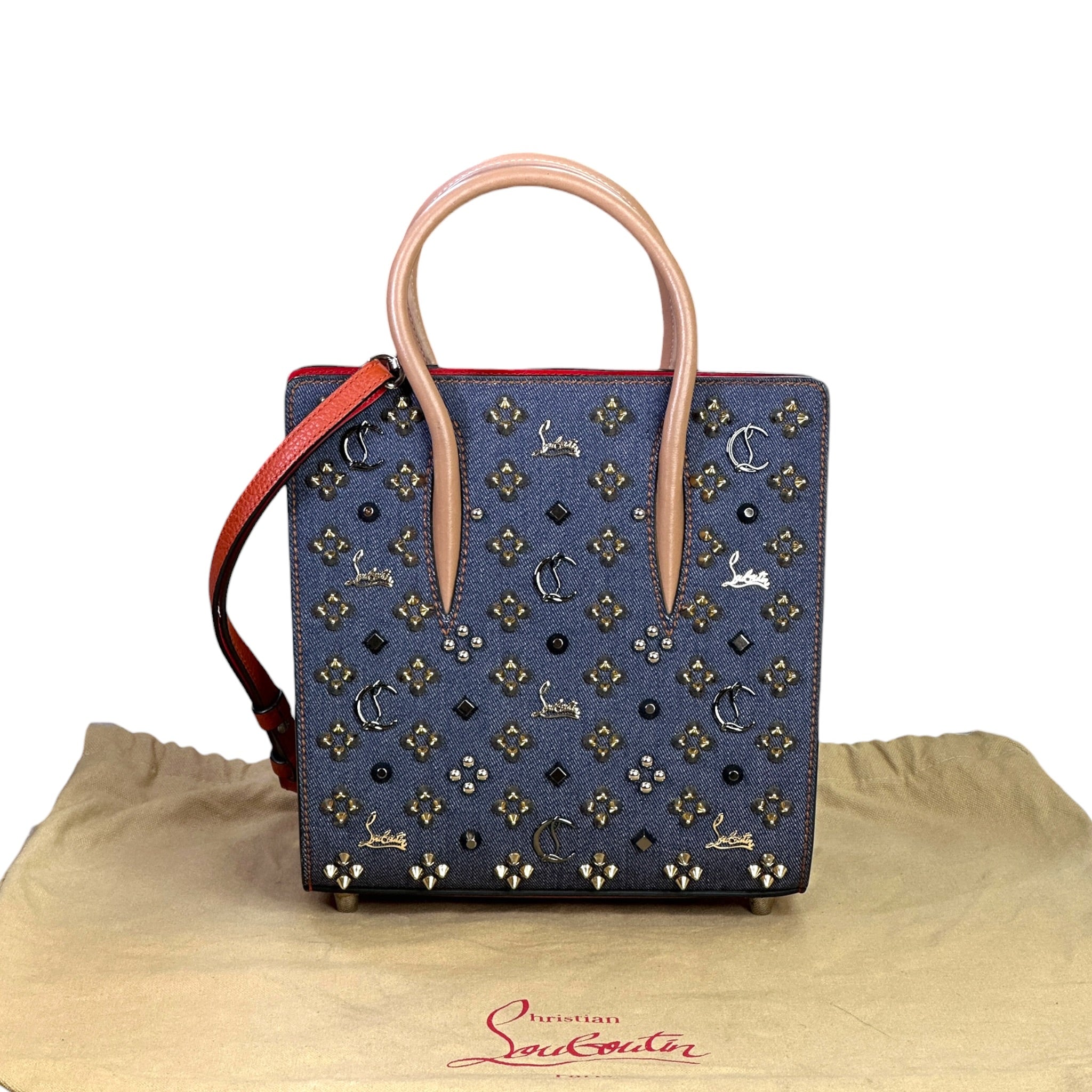 Christian Louboutin Paloma Medium Loubinthesky Denim Bag