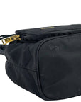 Prada Duet Re-Nylon Black Bucket Bag