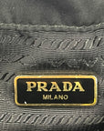 Prada Duet Re-Nylon Black Bucket Bag