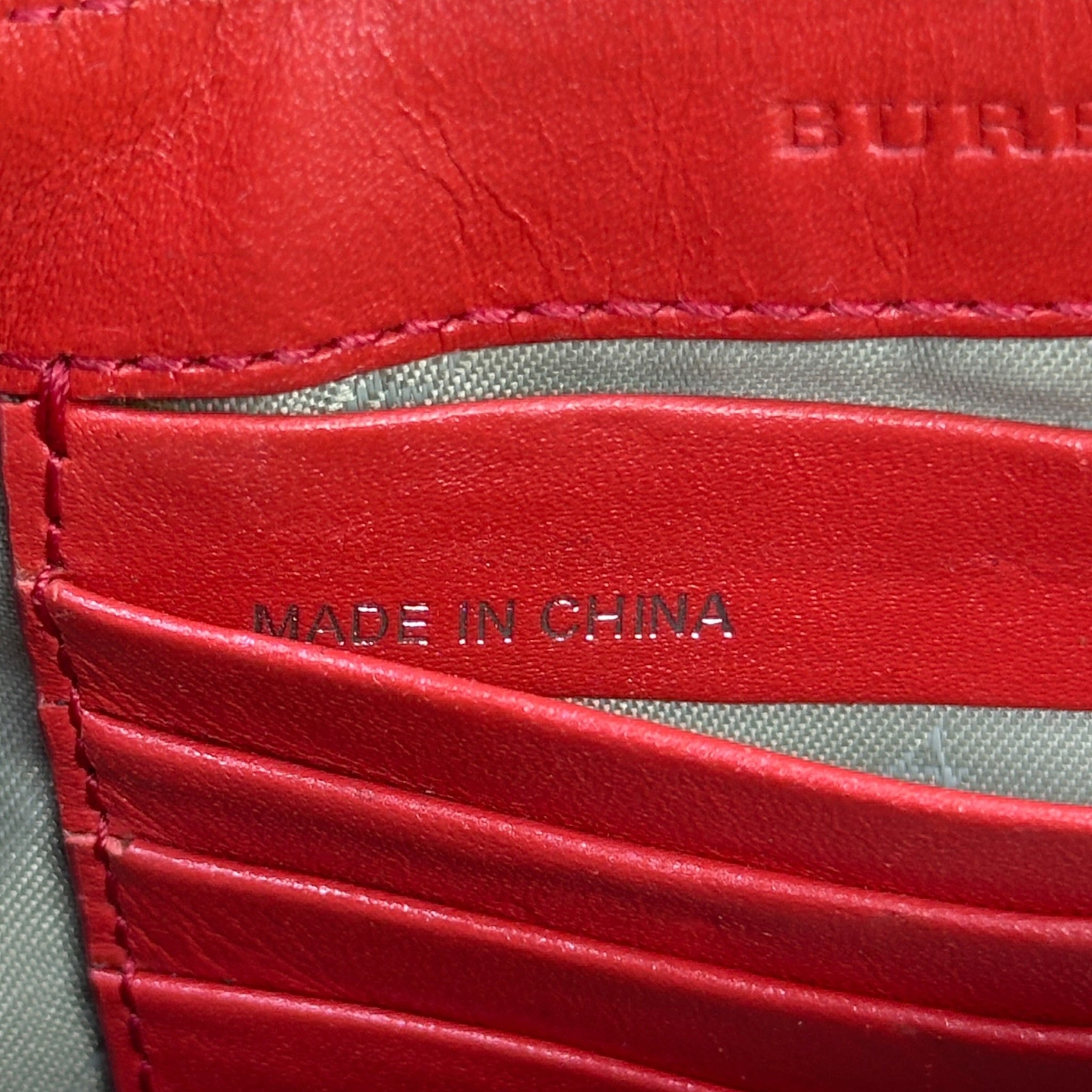 Burberry Haymarket CheckTassel Coral Crossbody Bag
