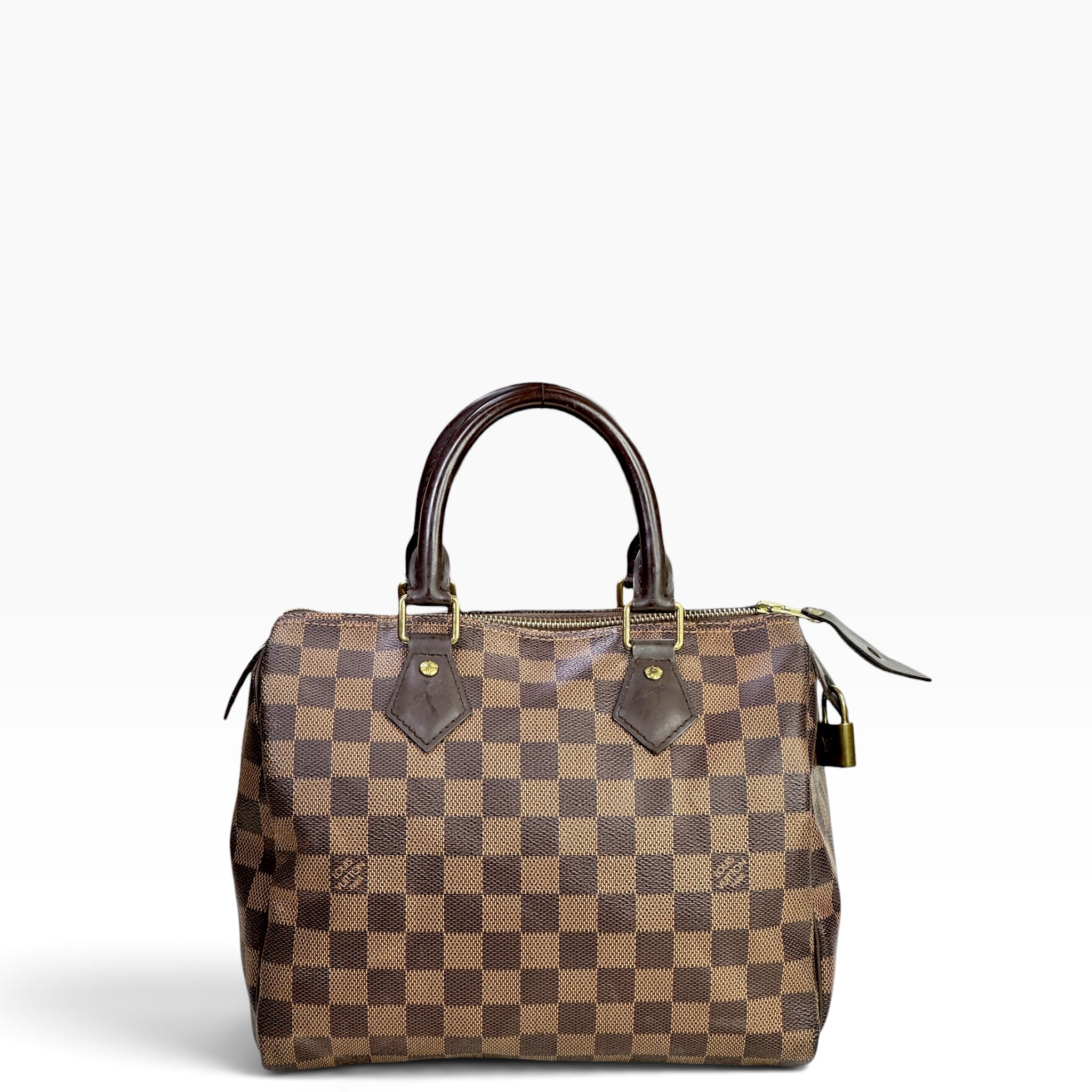 Louis Vuitton Speedy 25 Damier Ebene leather Handbag