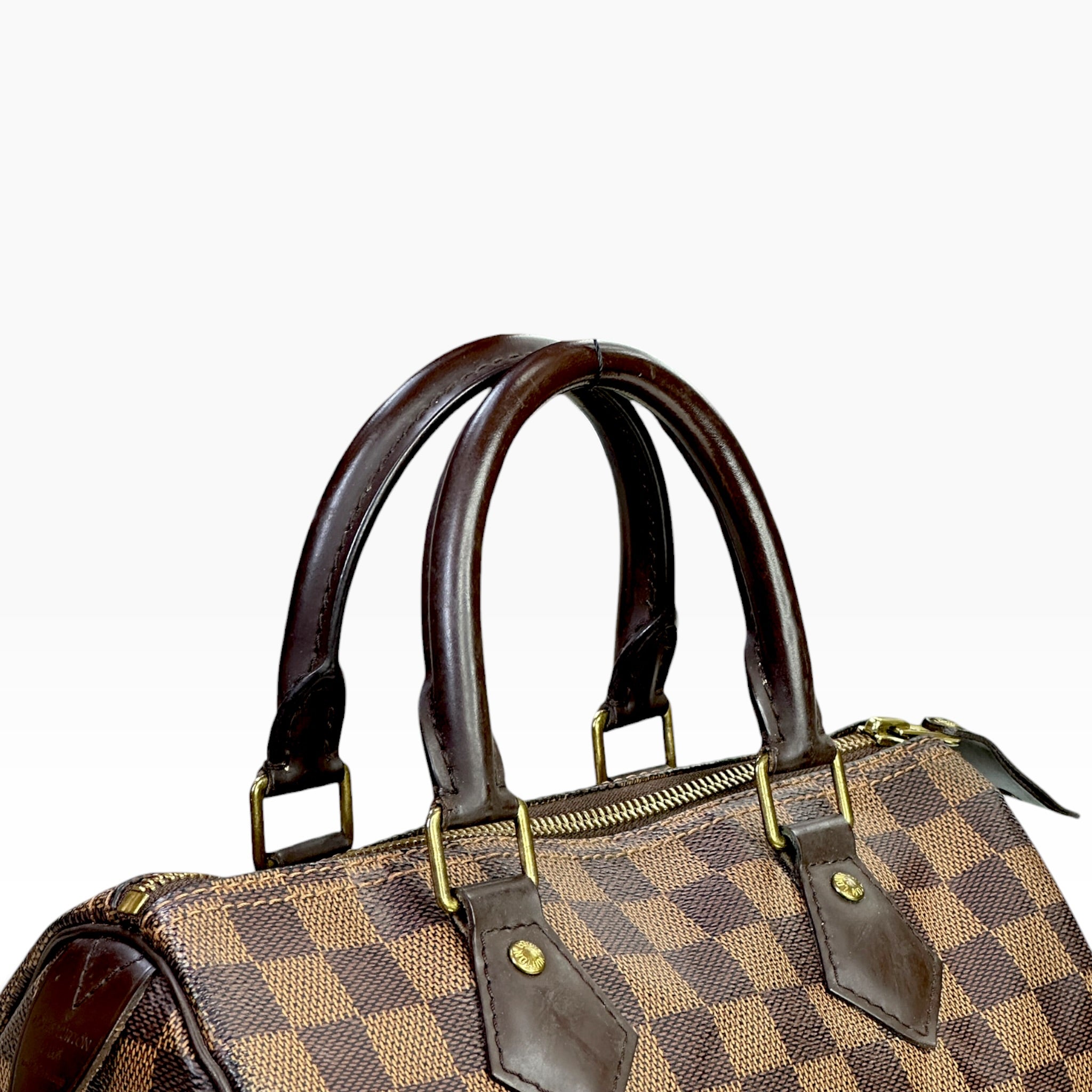 Louis Vuitton Speedy 25 Damier Ebene leather Handbag