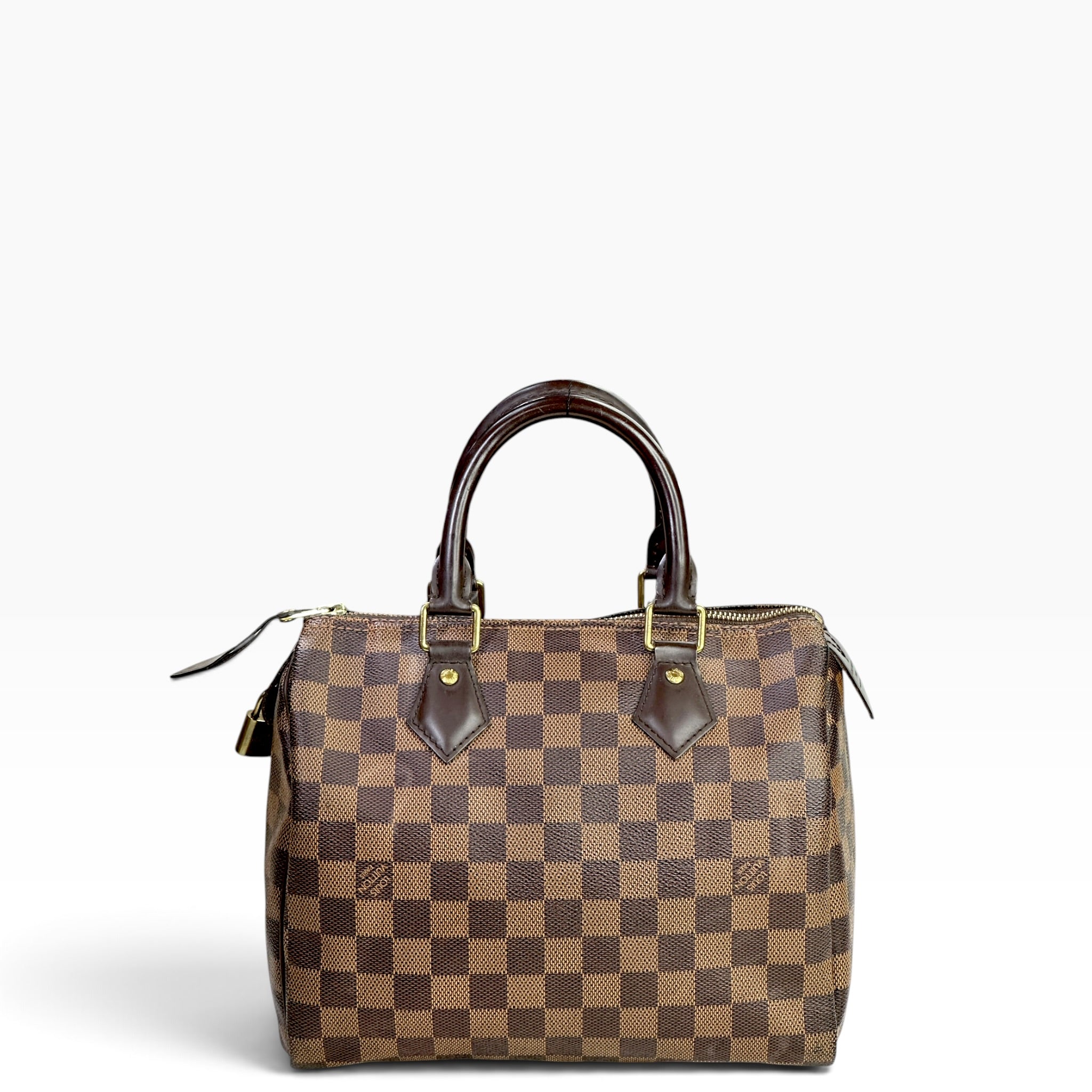 Louis Vuitton Speedy 25 Damier Ebene leather Handbag