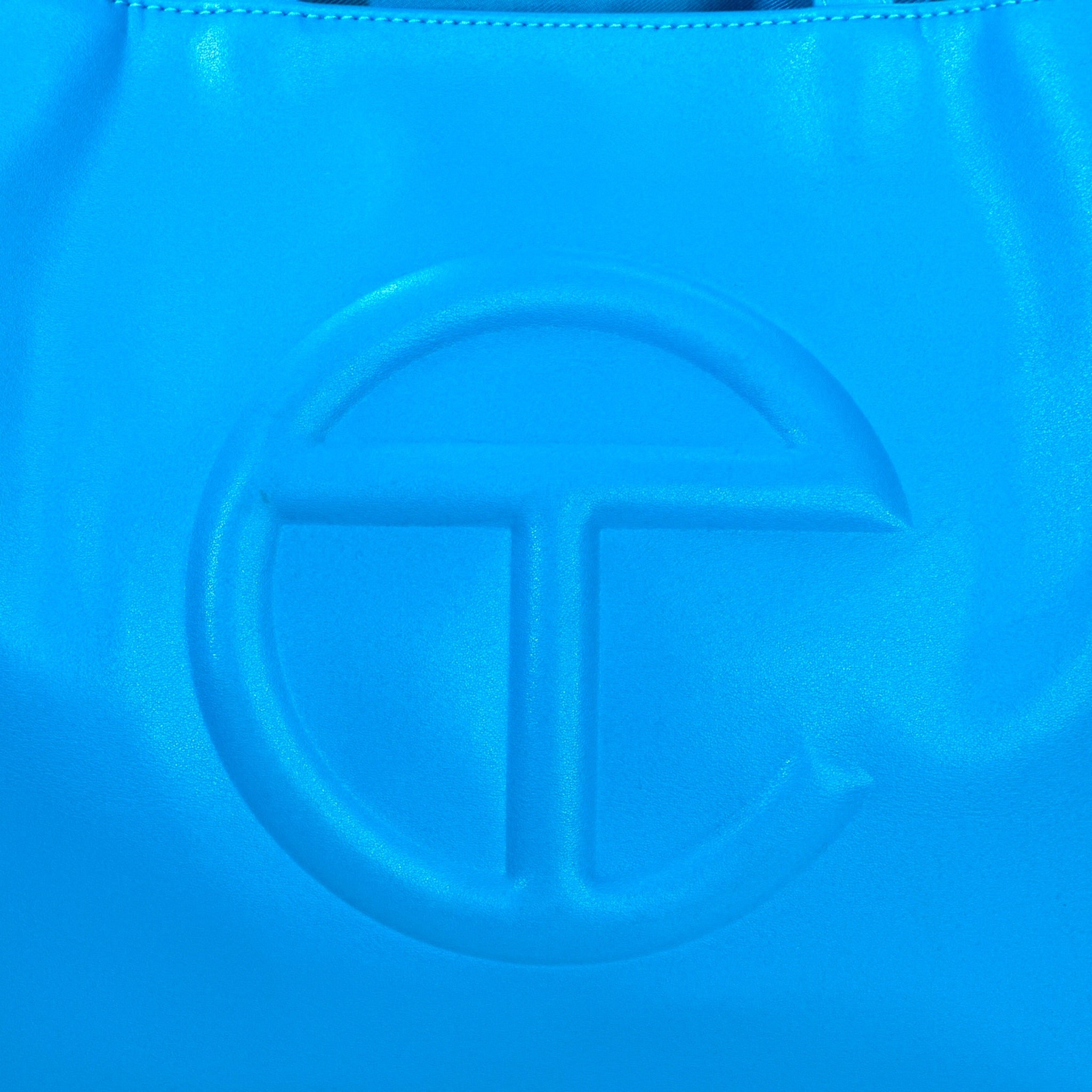 Telfar Blue Shopping Bag