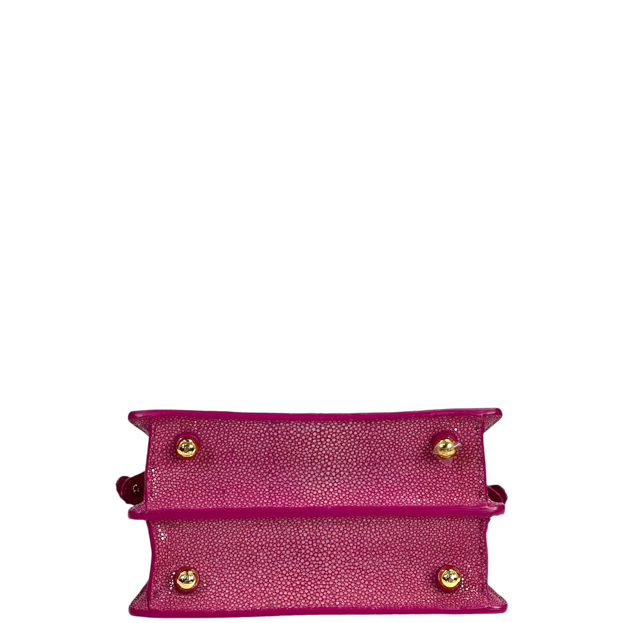 Fendi Peekaboo ISeeU Petite Bag Pink Stingray Leather