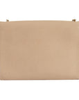 Salvatore Ferragamo Beige Miss Vara Bow Textured Leather Cross Body Bag