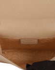 Salvatore Ferragamo Beige Miss Vara Bow Textured Leather Cross Body Bag