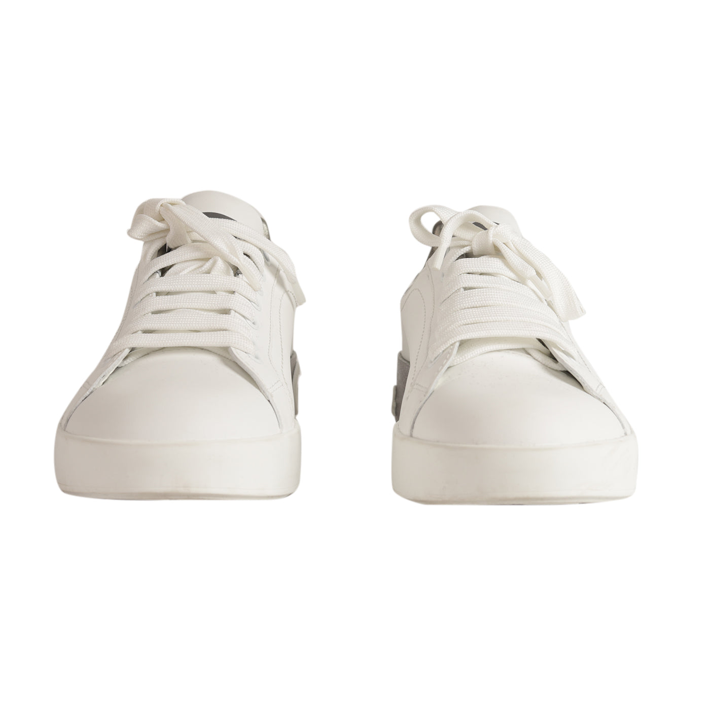 Dolce Gabbana Calfskin Portofino Sneakers with DG Logo Size EU 37