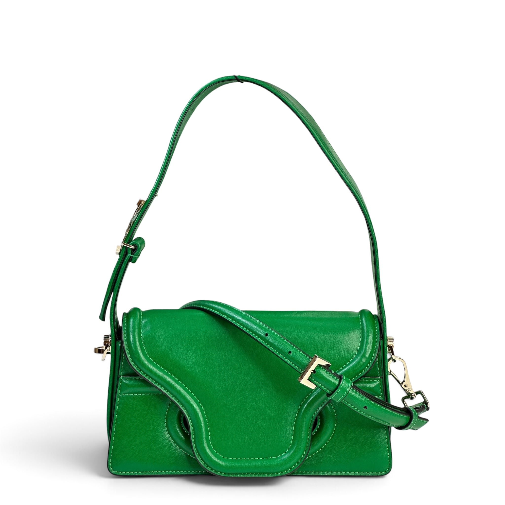 Valentino Garavani Le Petit Deuxieme Green Leather bag