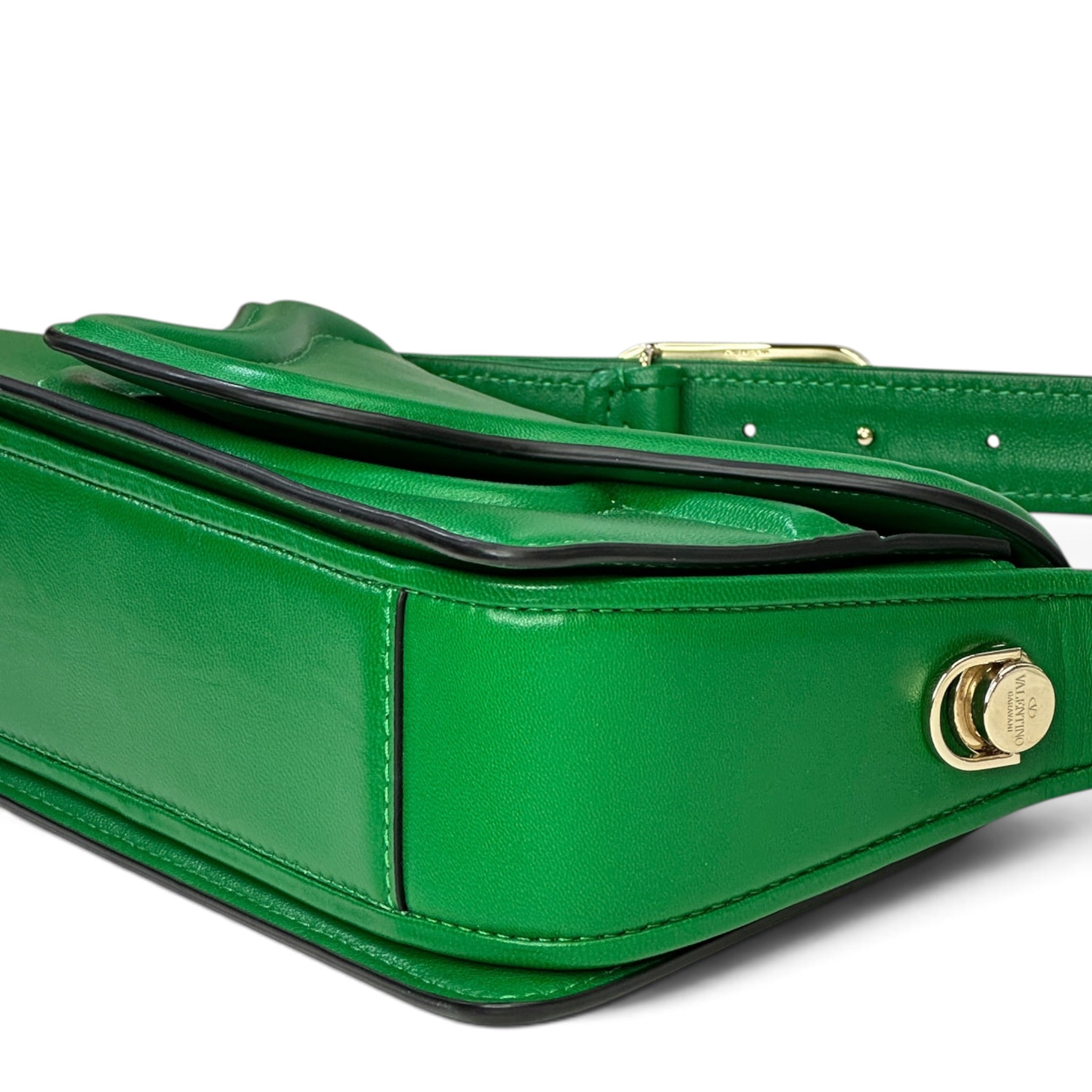Valentino Garavani Le Petit Deuxieme Green Leather bag