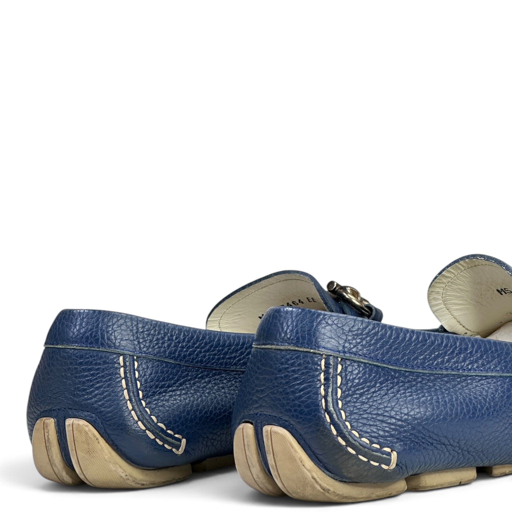 Salvatore Ferragamo Blue Calf Skin Loafers US 11.5