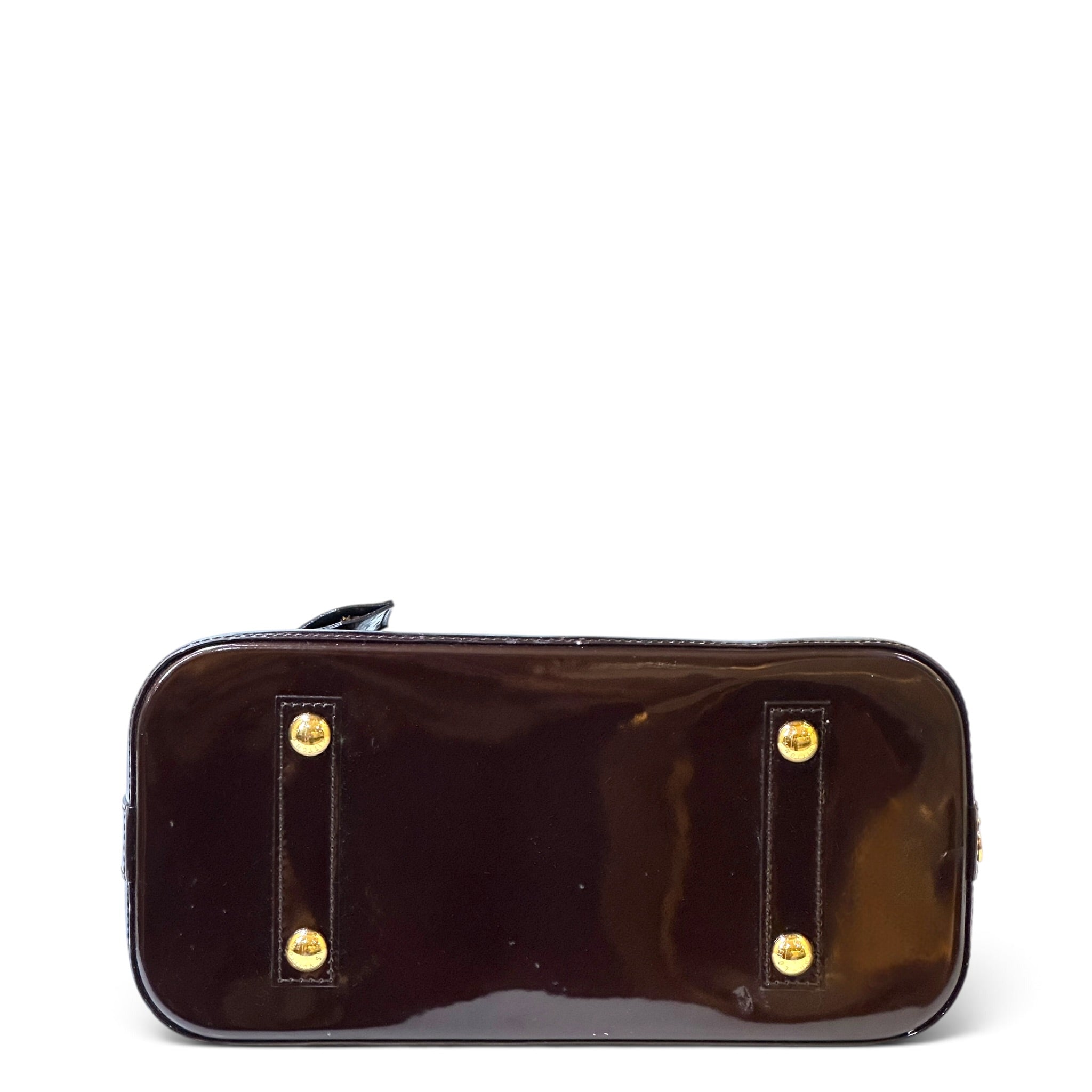 Louis Vuitton Alma PM Burgundy Leather Hand Bag