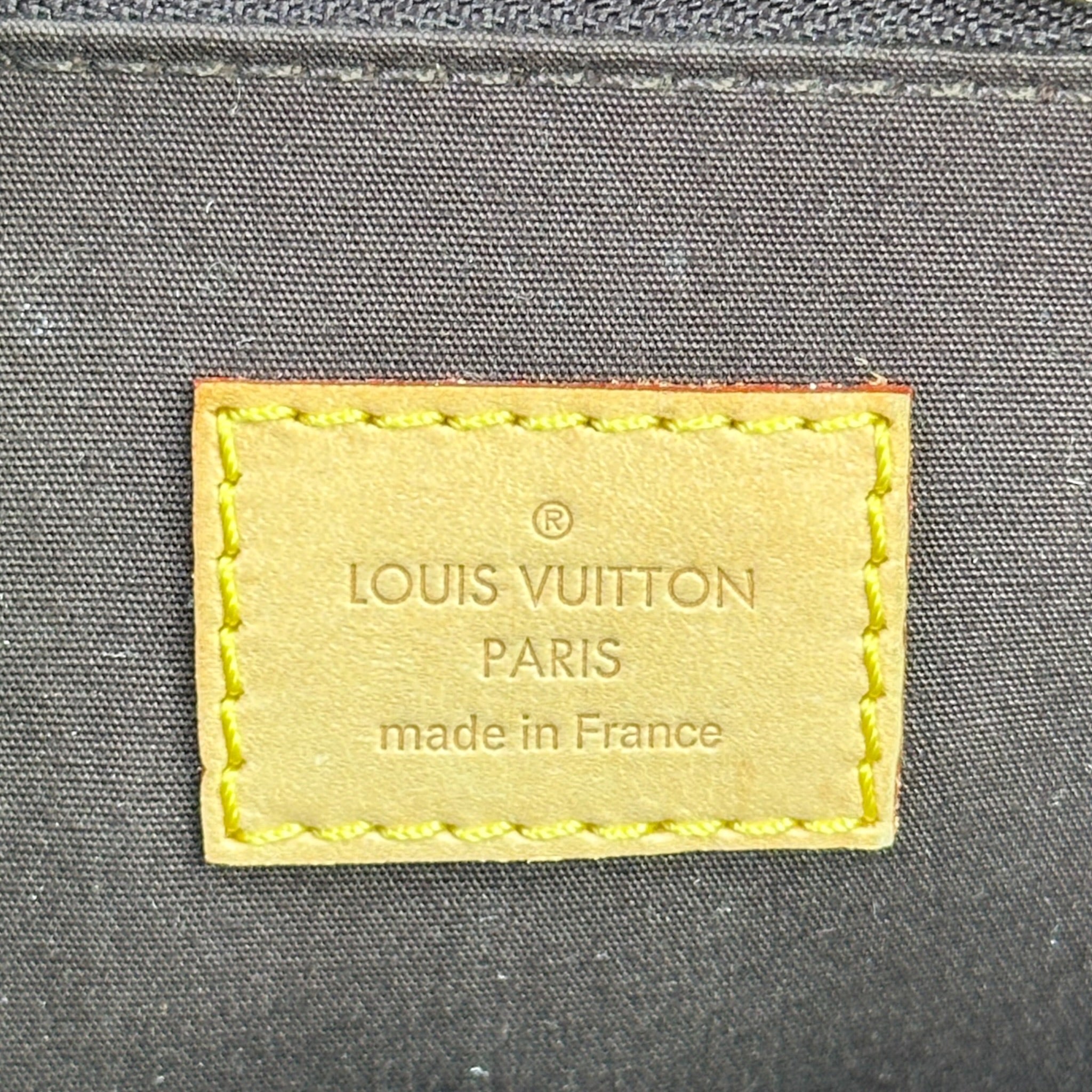 Louis Vuitton Alma PM Burgundy Leather Hand Bag