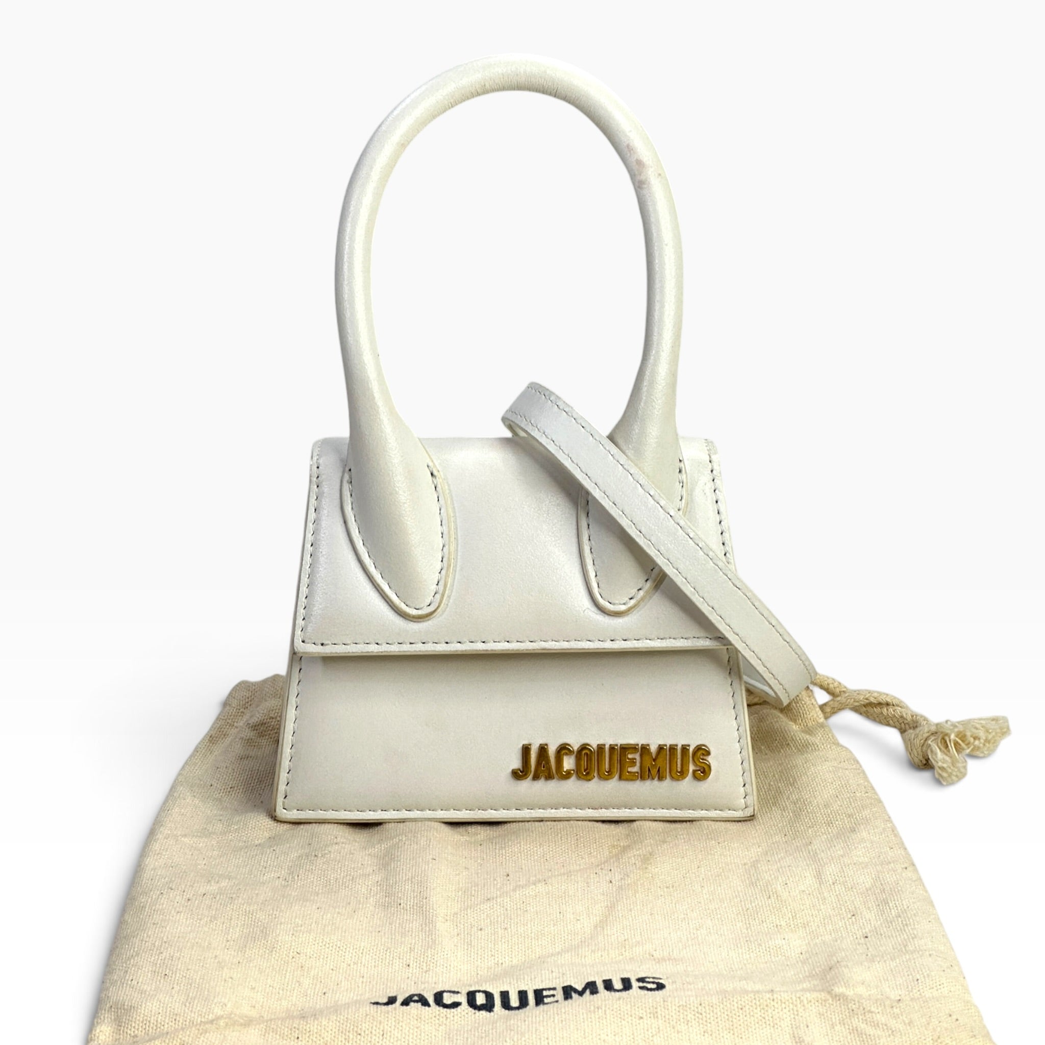 Jacquemus Le Chiquito White Leather