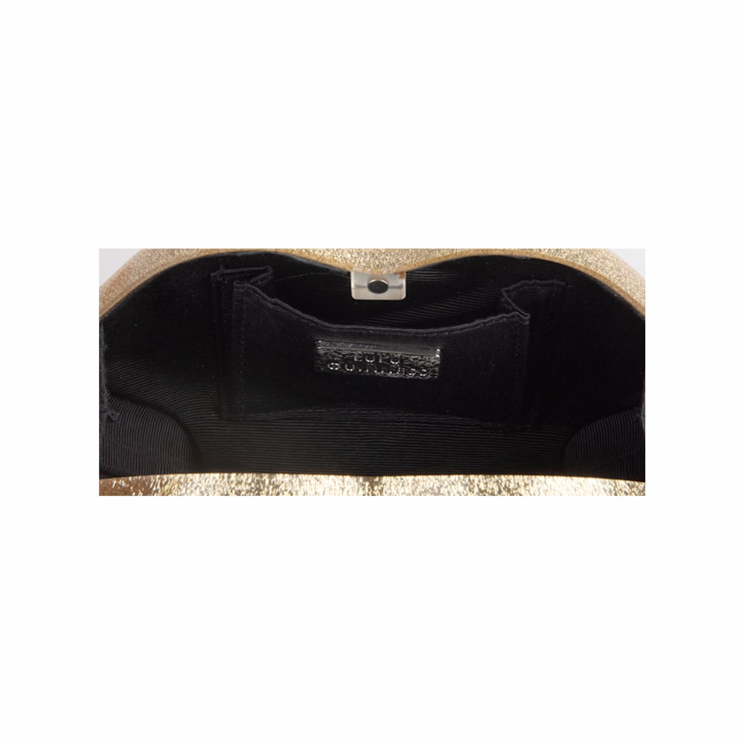 Lulu Guinness Acrylic Golden Clutch