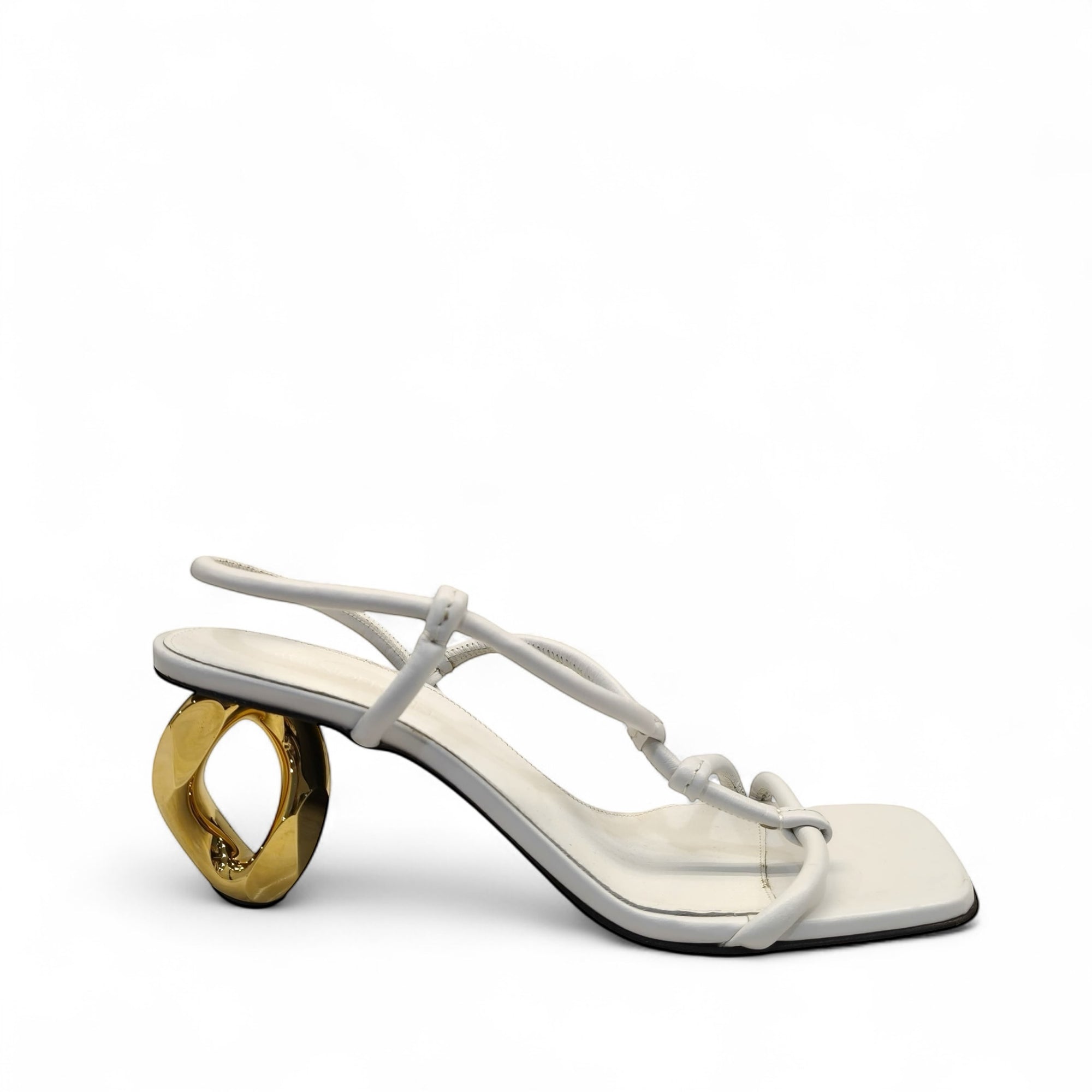 JW Anderson Chain-Heel Strappy Sandals EU 38.5