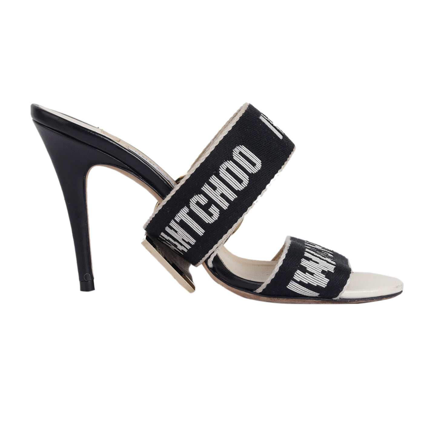 Jimmy Choo Web Bailey Logo Ankle Strap Sandals