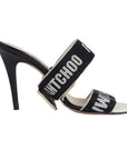 Jimmy Choo Web Bailey Logo Ankle Strap Sandals