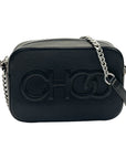 Jimmy Choo Balti Embossed Leather Camera Bag