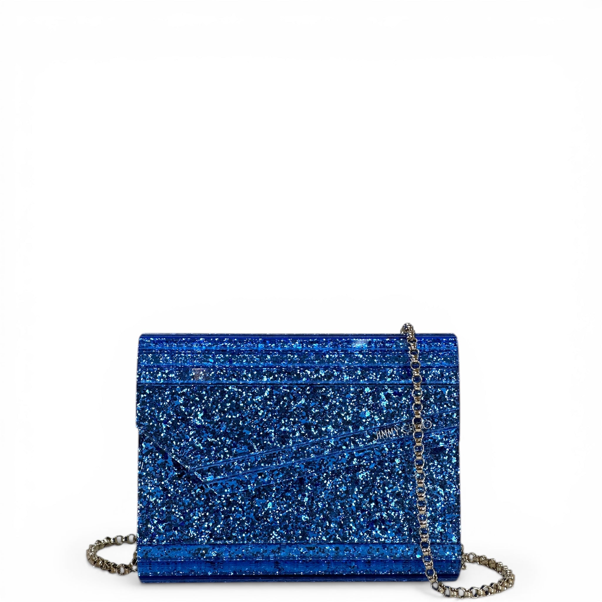 Buy Jimmy Choo Grey Leather Lockett City Shoulder Bag Online