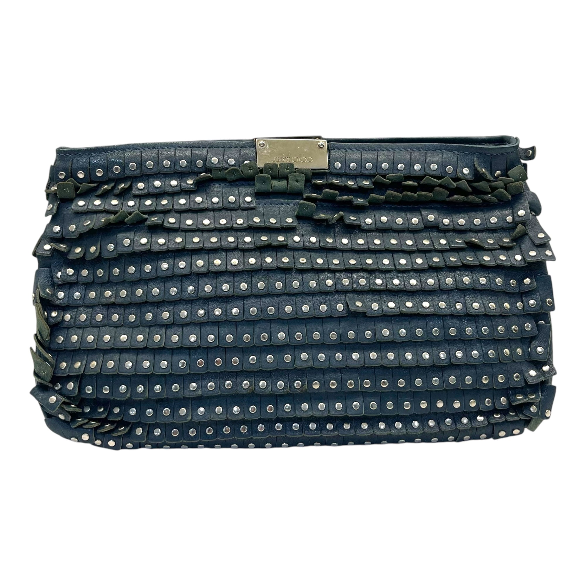 Jimmy Choo Fringe Studded Clutch