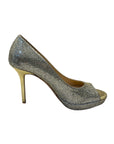 Jimmy Choo Shimmer Peep Toe Heels EU37