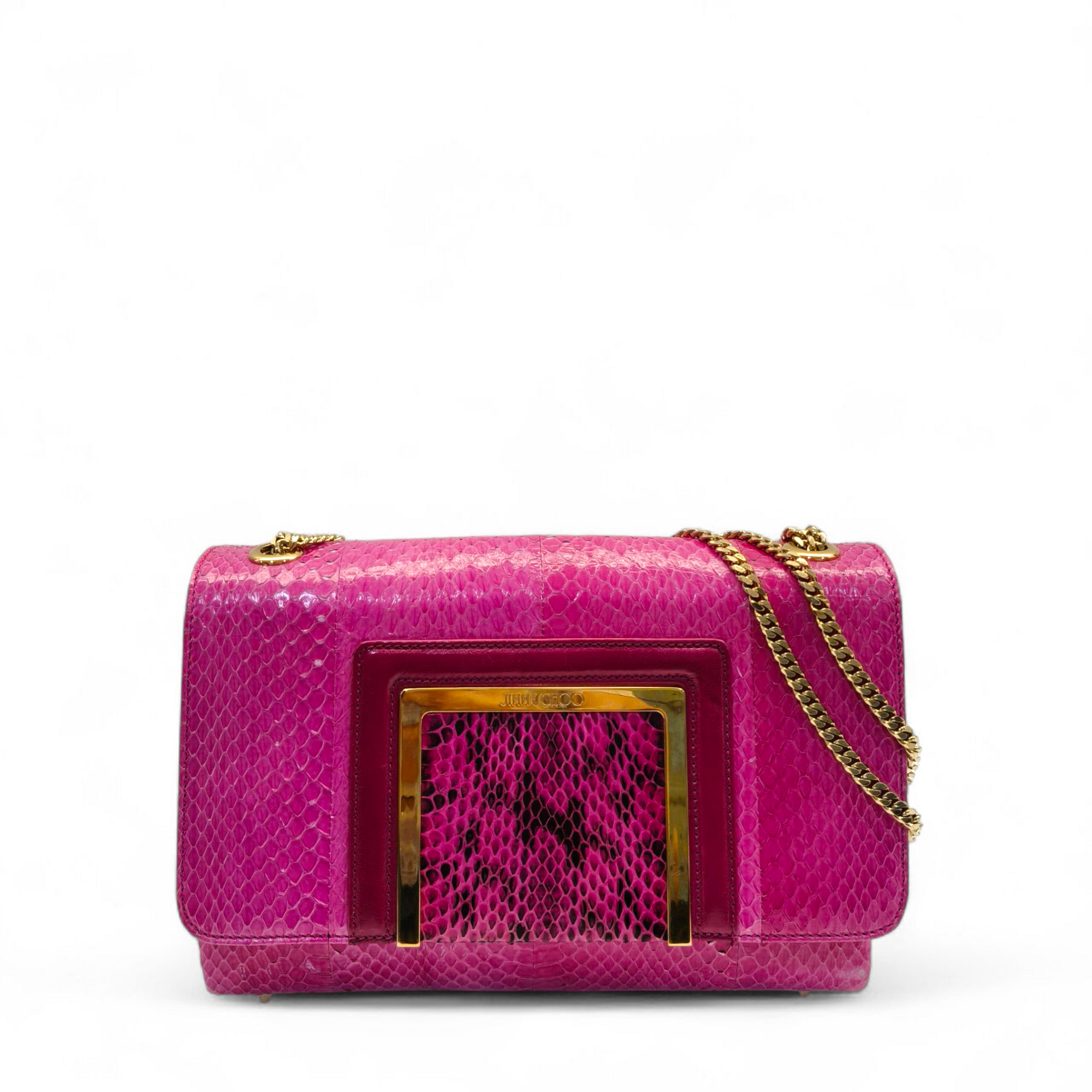 Jimmy Choo Snakeskin Shoulder Bag