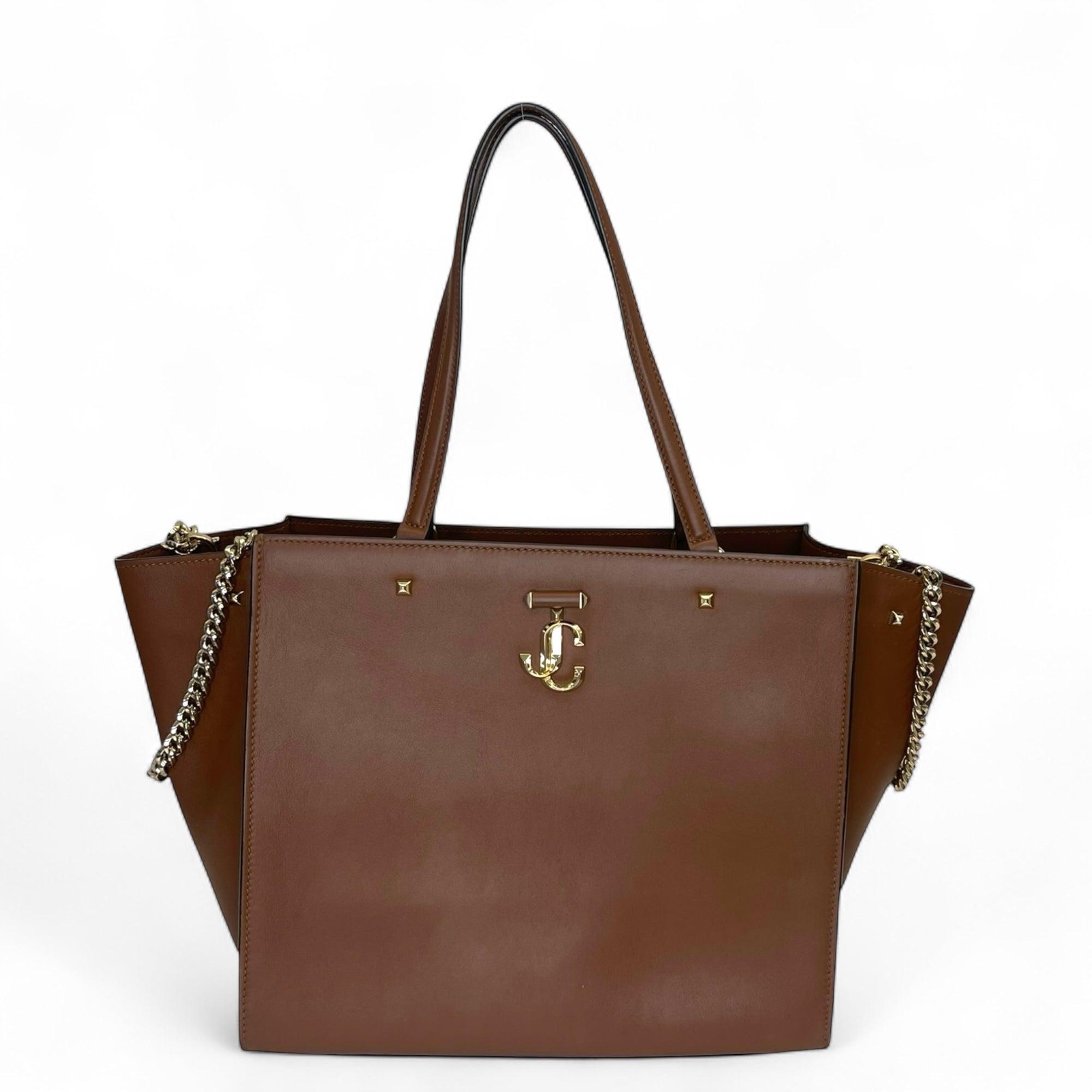 Jimmy Choo Varenne Smooth Calf Leather Tote Bag