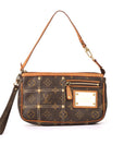 Louis Vuitton Monogram Canvas Limited Edition Riveting Pochette Accessoires Bag