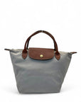 Longchamp White Nylon Small Le Pliage Tote Bag