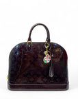 Louis Vuitton Amarante Monogram Vernis Alma PM Bag