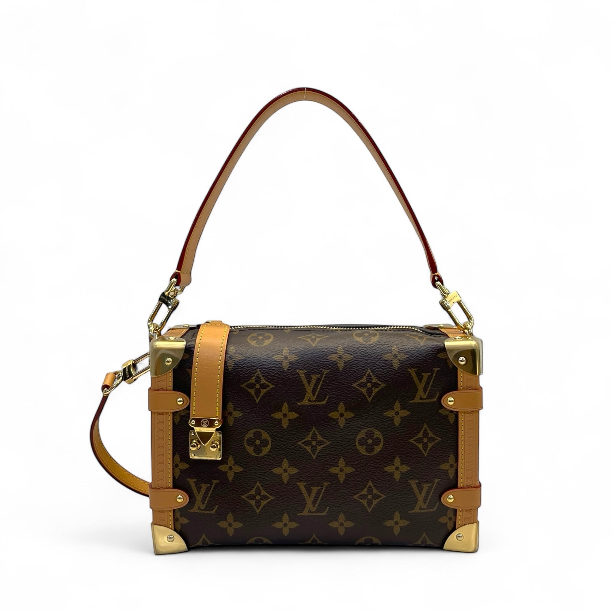 Louis Vuitton Brown Monogram Mini Soft Trunk Shoulder Bag