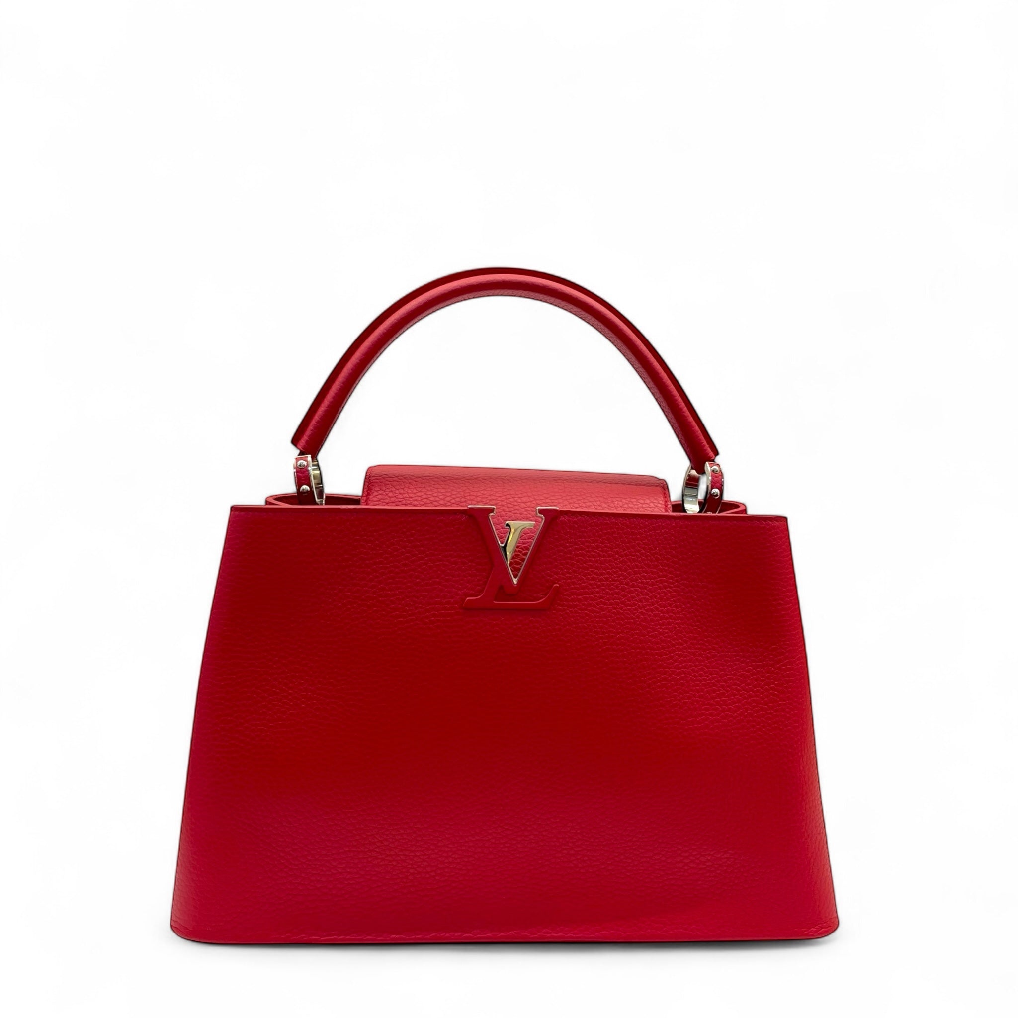 Louis Vuitton Capucines Rubis Taurillon Leather MM Bag