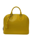 Louis Vuitton Citron Epi Leather Alma MM Bag