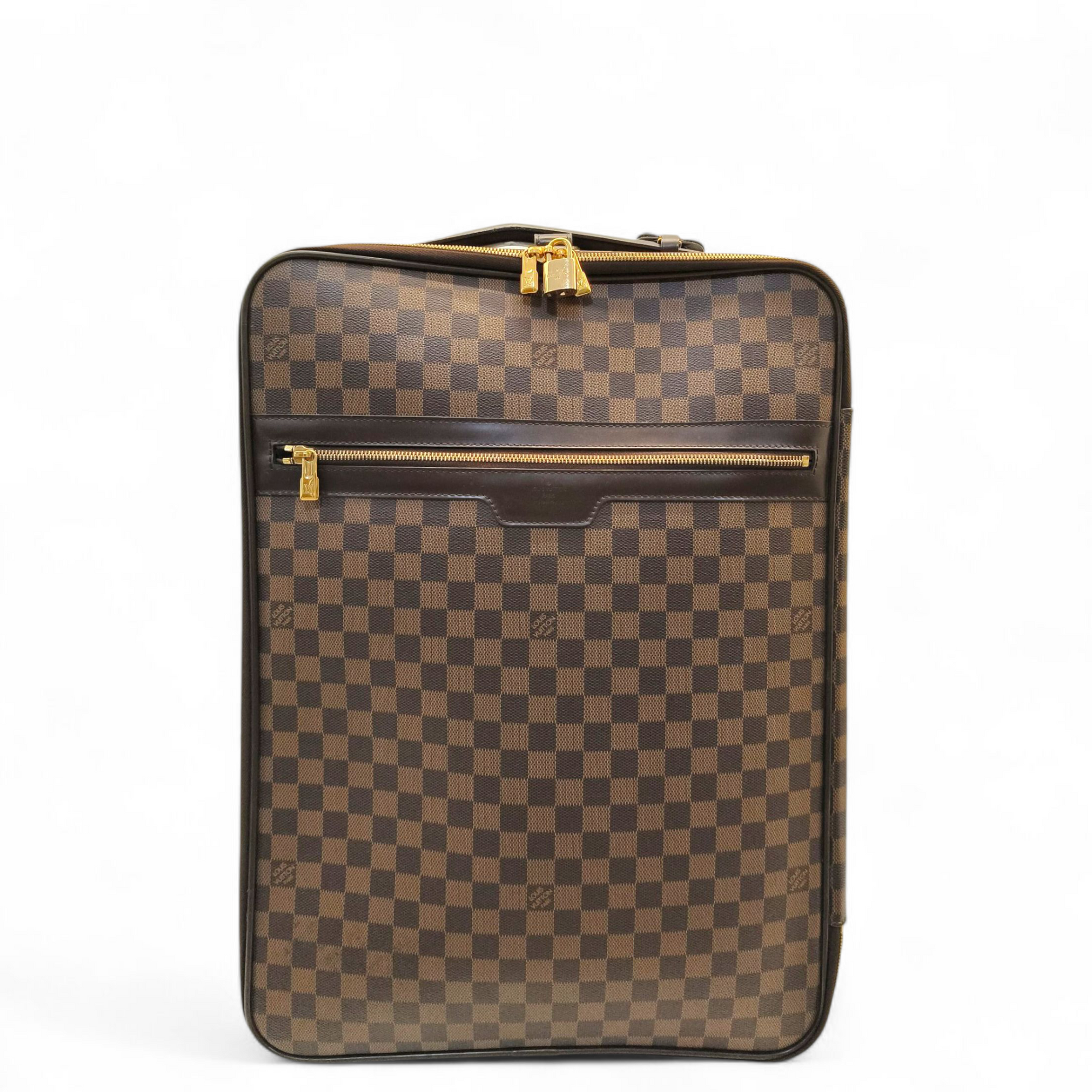 Louis Vuitton Damier Ebene Canvas Pegase 45 Luggage