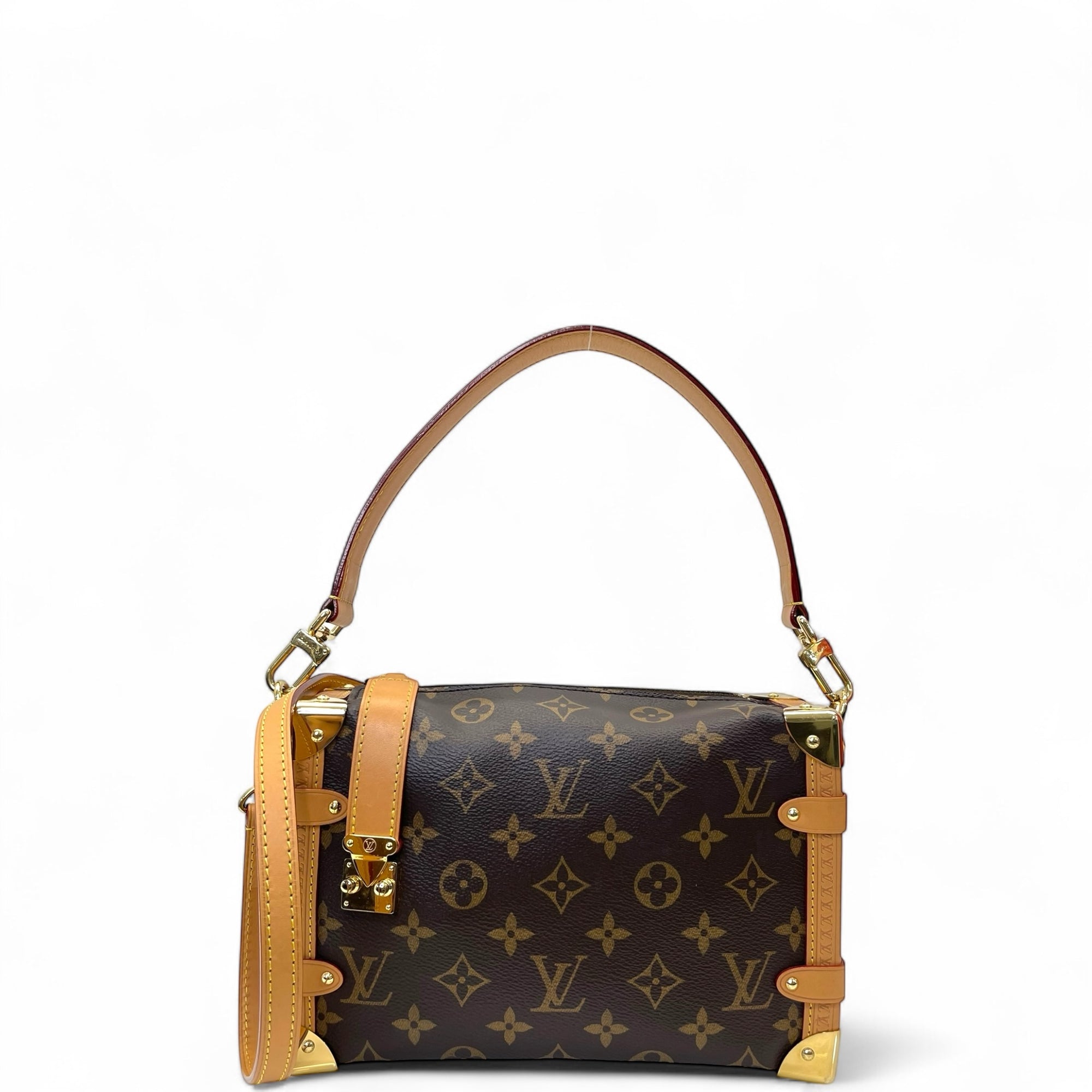 Louis Vuitton Monogram Side Trunk Handbag