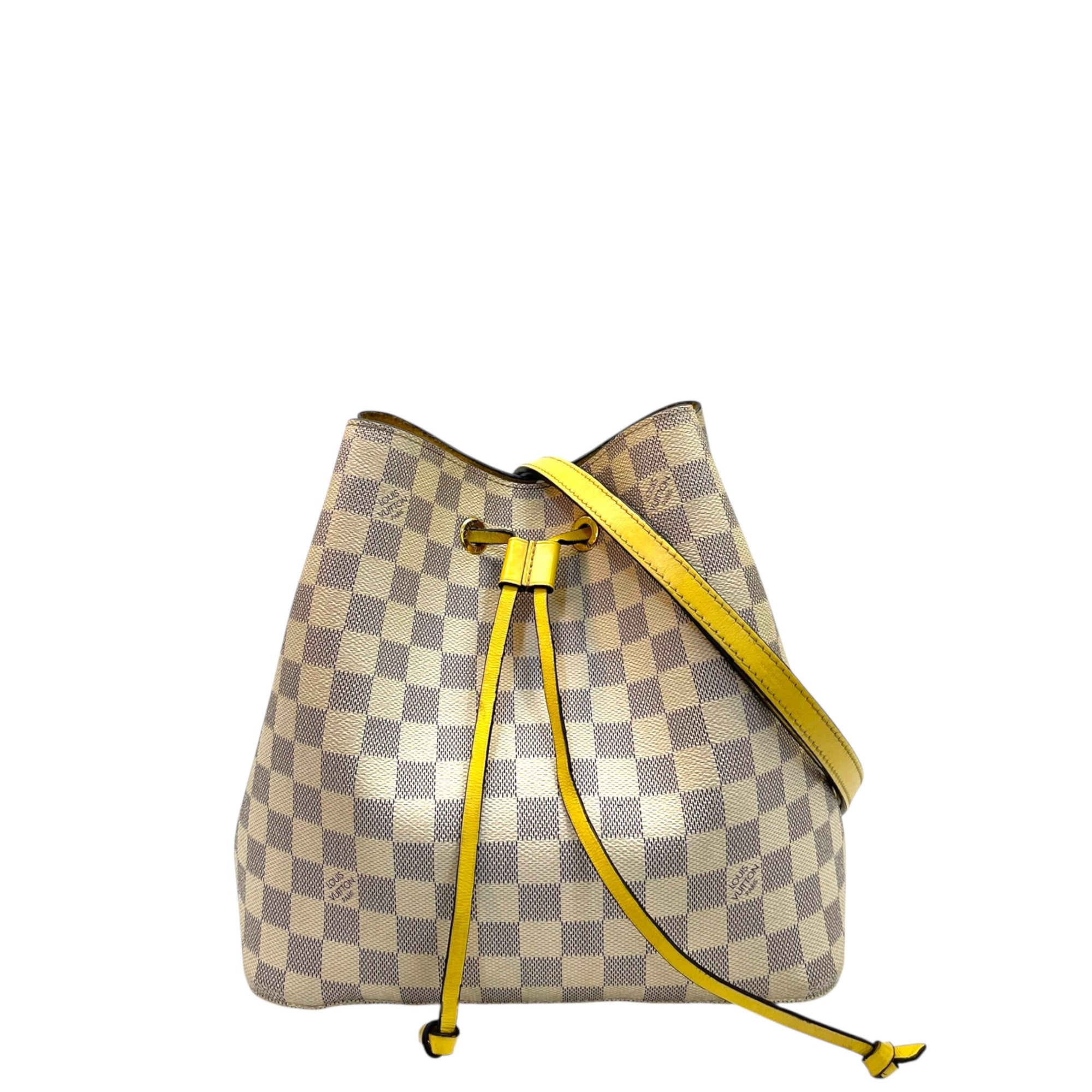 Louis Vuitton Neonoe Damier Azur Pineapple Shoulder Bag