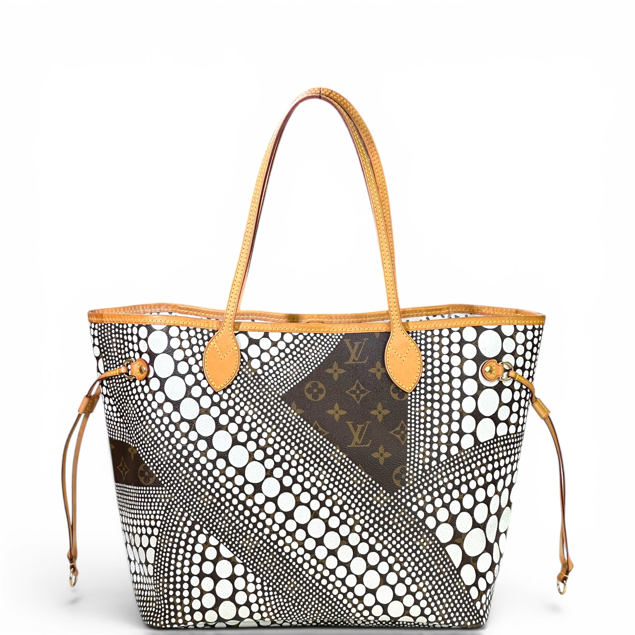 Louis Vuitton Neverfull MM Monogram Yayoi Kusama Wave Canvas